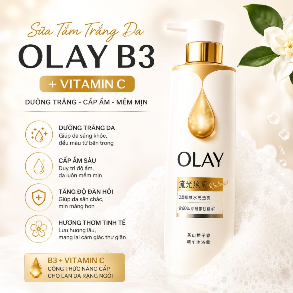 Sữa Tắm Olay B3 + Vitamin C